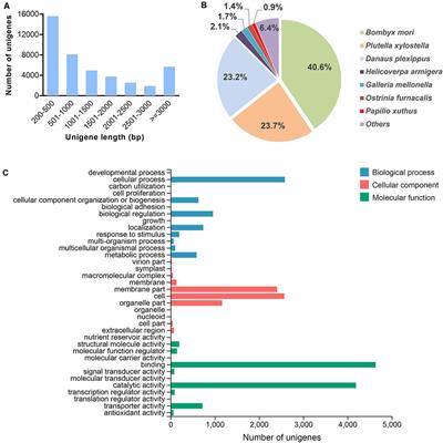 Identification of Olfactory Genes From the Greater Wax Moth by Antennal Transcriptome Analysis